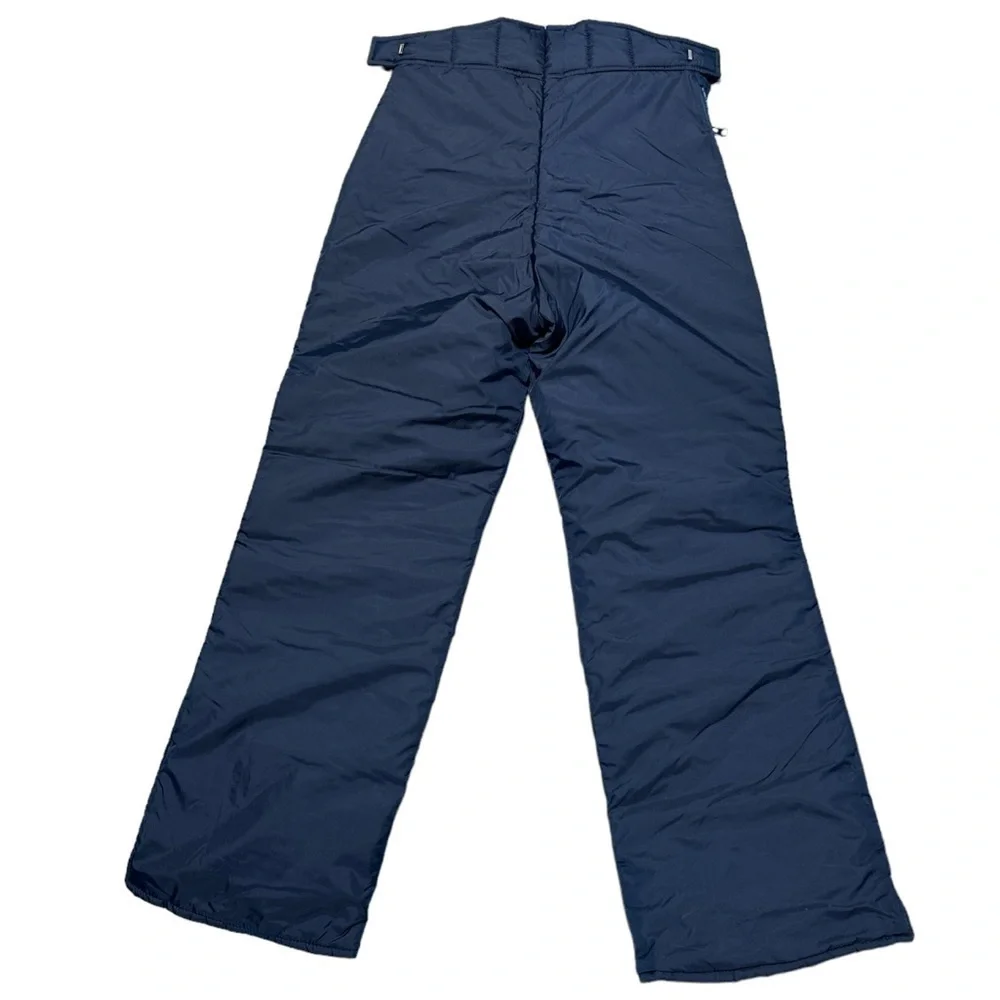 Obermeyer Vintage "Warm Up" Full Side Dual Zipper Legs Snow/Ski Pants Navy - Picture 7 of 12